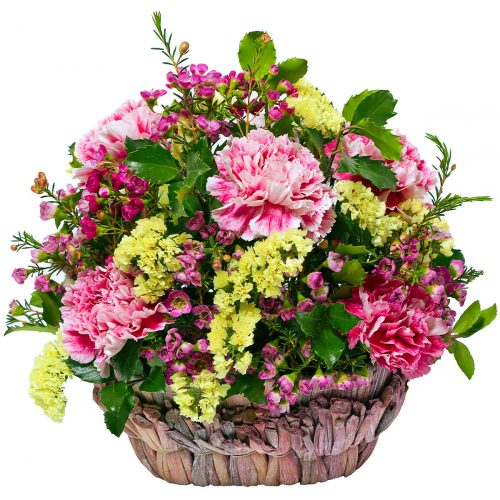 Композиция в корзине «Цветочное очарование»