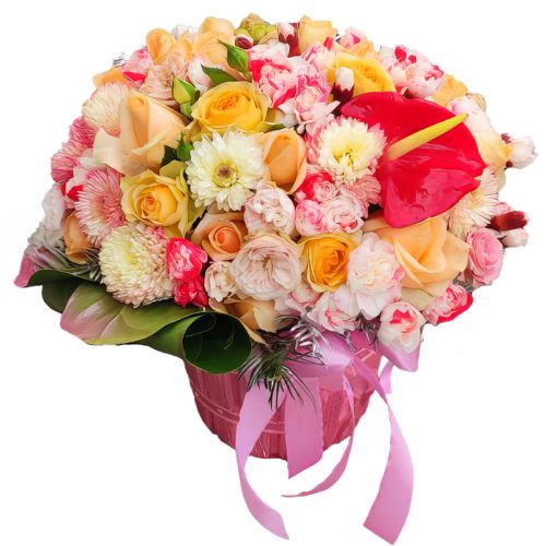 Цветочная композиция «Радужный фестиваль»